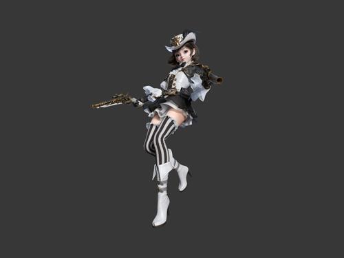 《新神魔大陆》手游职业曝光:玩枪的矮人族萝莉_火枪