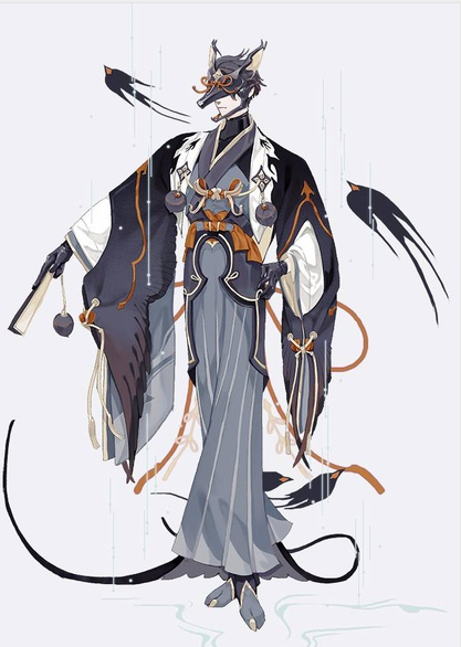 阴阳师:百绘罗衣优秀作品,你喜欢女装还是男装玉藻前?