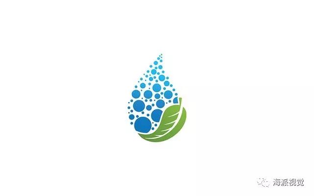 水滴元素logo设计欣赏每一滴都是创意