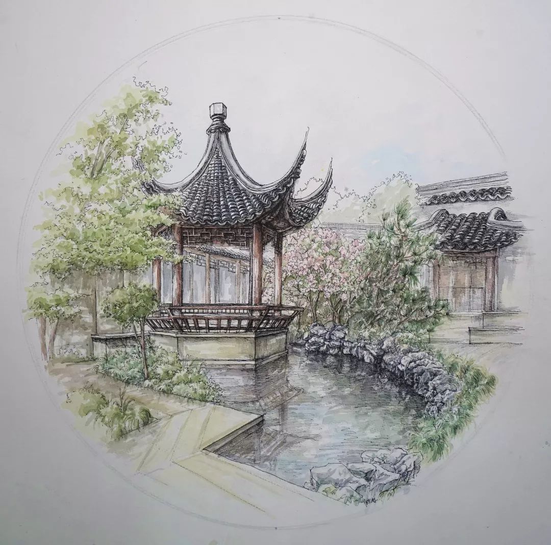 新鲜出炉丨水墨江南中国无锡2019年度大学生写生旅游节优秀作品