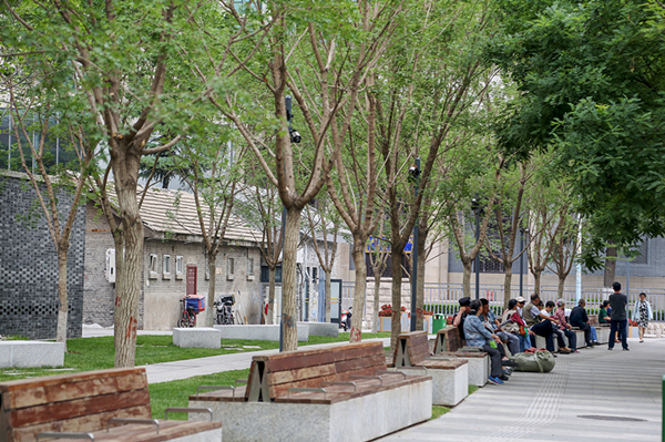 校尉胡同(央广网发 北京市园林绿化局供图)