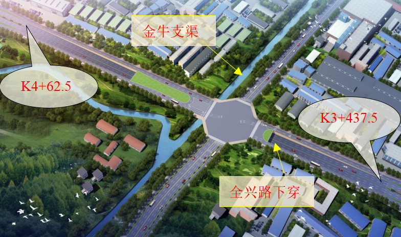 金牛区沙西线西华大道快速化改造工程brt公交站点设置情况附高清图