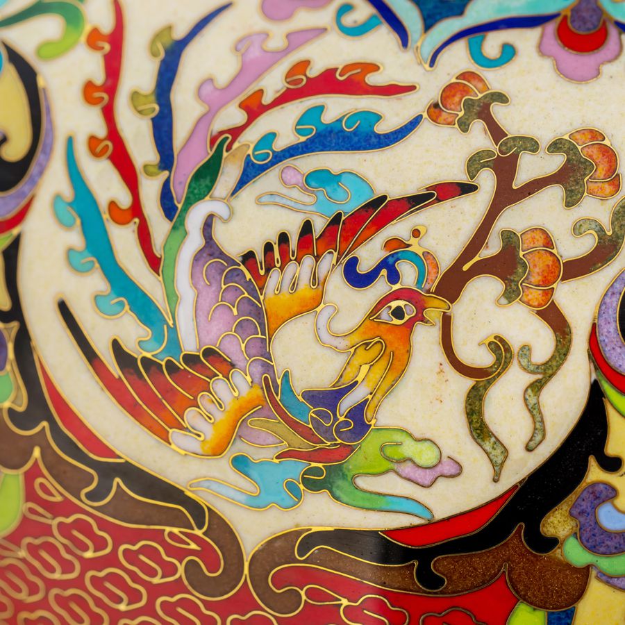 大国雄风景泰蓝张同禄大师从艺六十周年总结之作