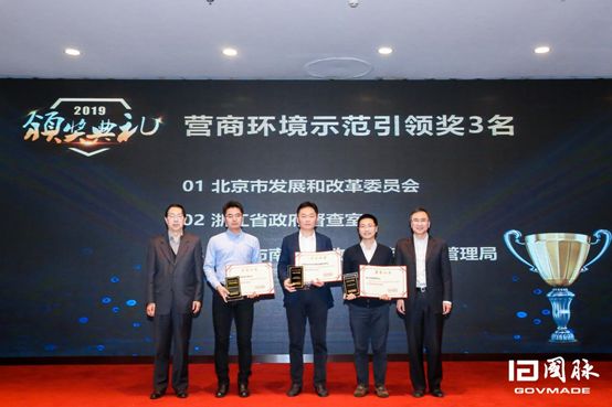 浙里督专栏浙里督荣获2019中国营商环境示范引领奖