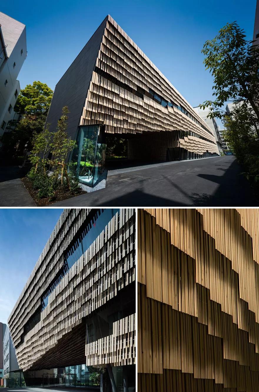 东京大学校园木条建筑,隈研吾