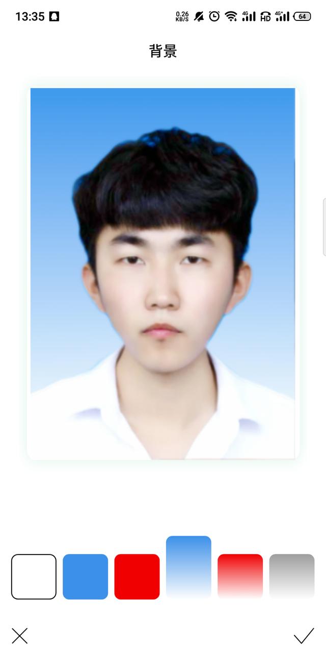 原创证件照底色通过手机怎么更换这个方法一键搞定