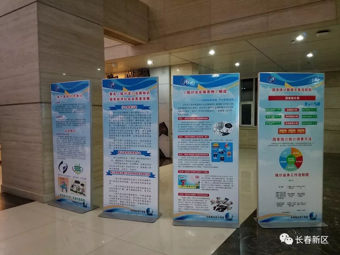 长春新区统计局开展统计法宣传活动