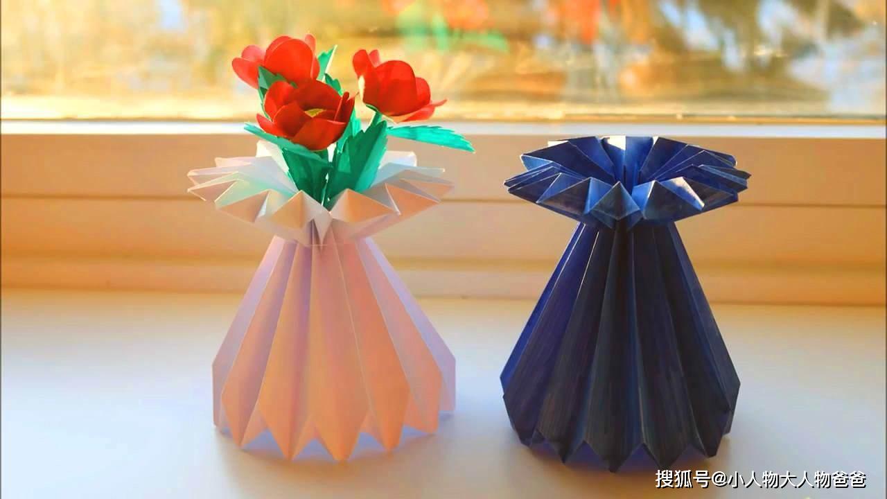 原创今天孕妈妈可以学着自己动手做一个纸杯花瓶