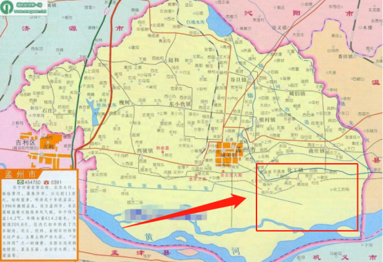 河南省孟州市详细地图图片