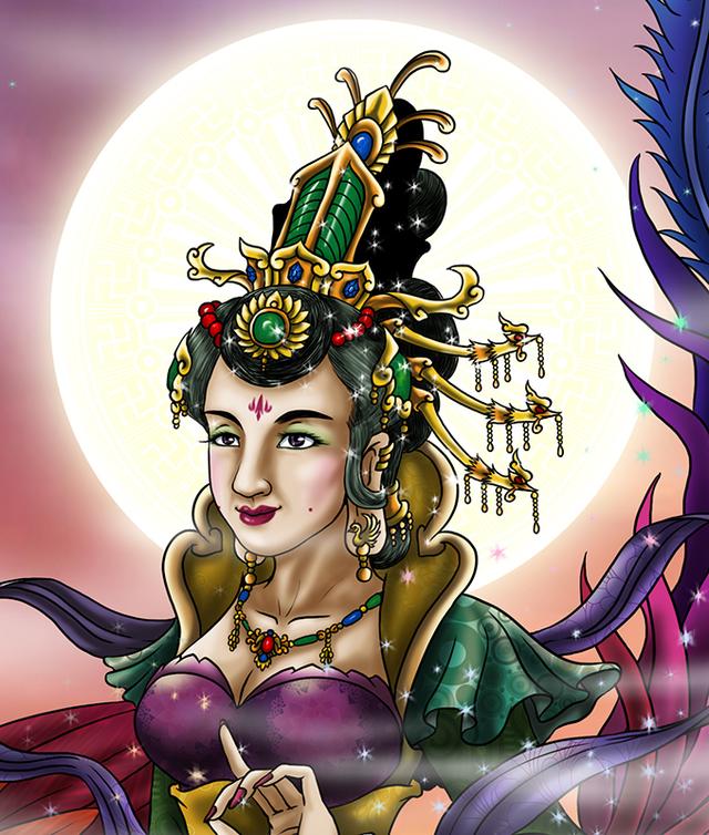 西游记中四圣试禅的黎山老母是何方神圣在神界是什么地位