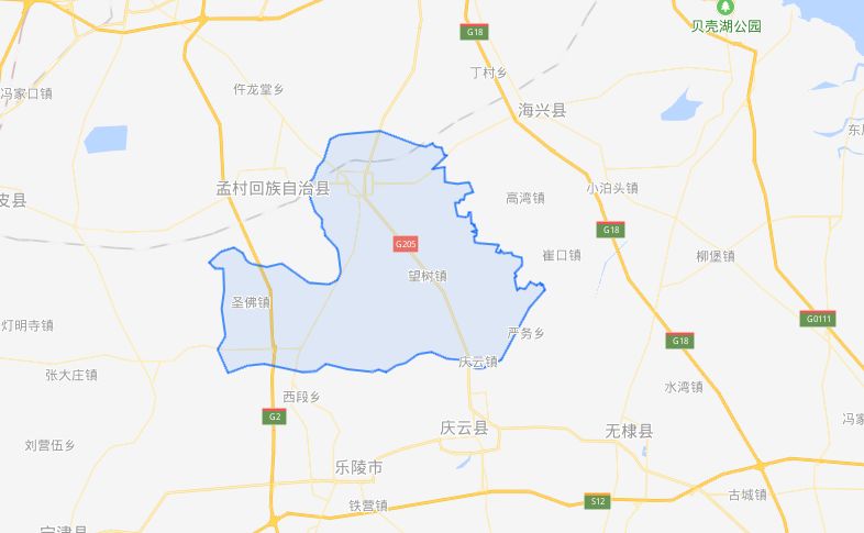 盐山县地图 乡镇图片