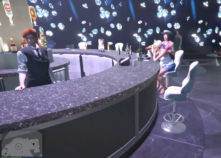 gta5太真实玩家酒吧连喝100次啤酒的结果醒来居然在这