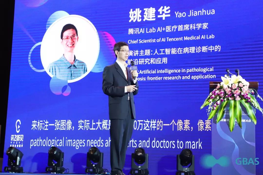 主题演讲腾讯ailabai医疗首席科学家姚建华人工智能在病理诊断中的