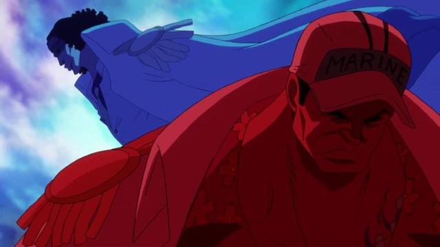 海贼王赤犬vs青雉两败俱伤草图曝光赤犬赢得并不是那么轻松