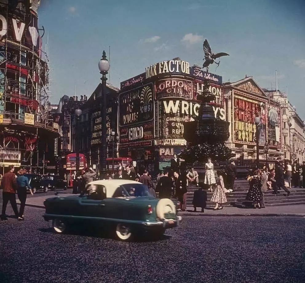 50年代的伦敦, 每一张照片都是电影海报_英国