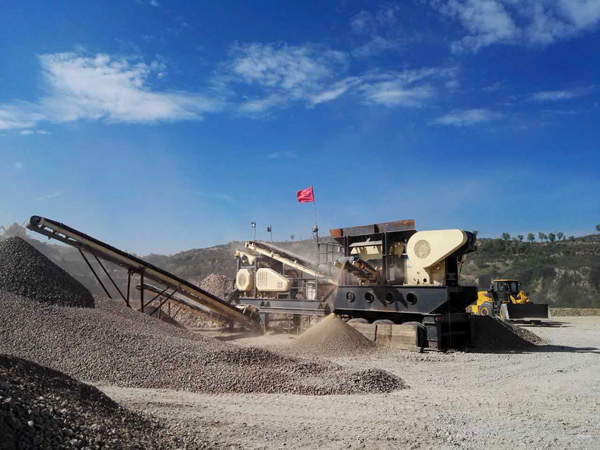 绿色生产的砂石厂