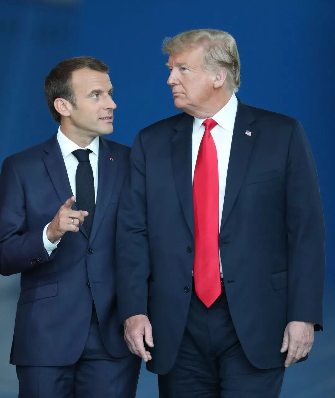 可把特朗普气坏了!_马克龙