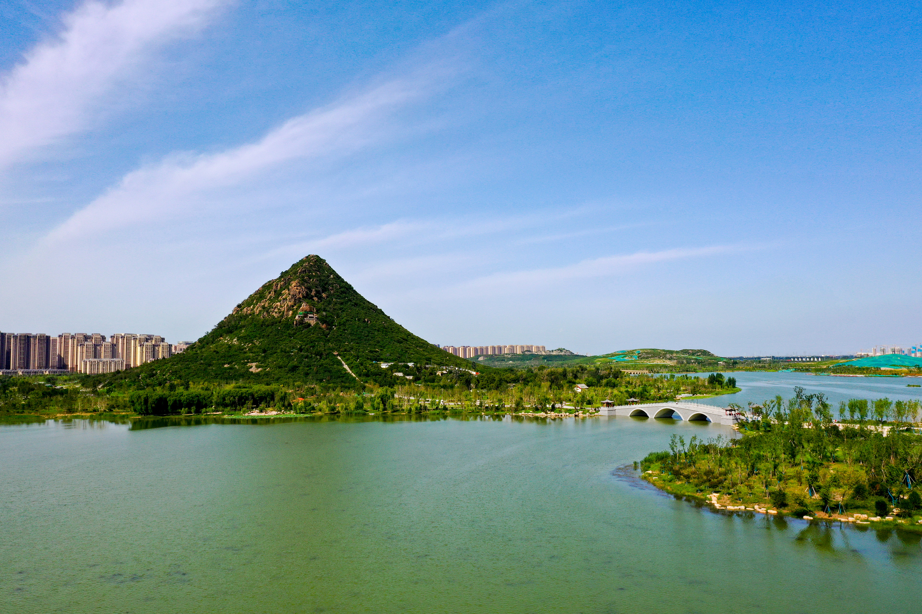 济南华山湖湿地公园图片