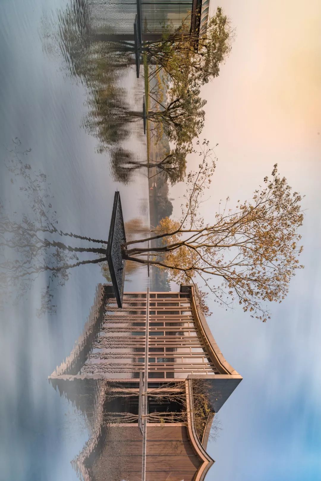 藏在山水间的现代宋式庭院