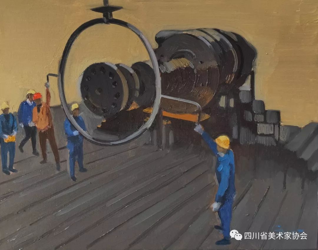 工业题材美术创作工程绵阳德阳站写生集锦