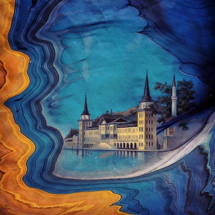 湿拓画,土耳其的老艺术,时尚界的杠把子