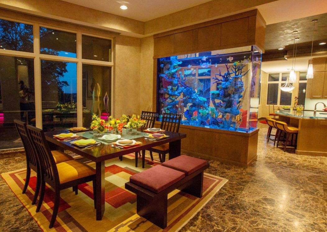 家中的鱼缸该如何摆放无极易学培训