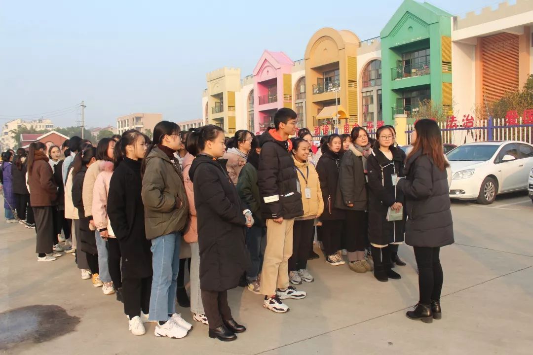 溧阳市中等专业学校幼师生到东升实验幼儿园开展见习活动