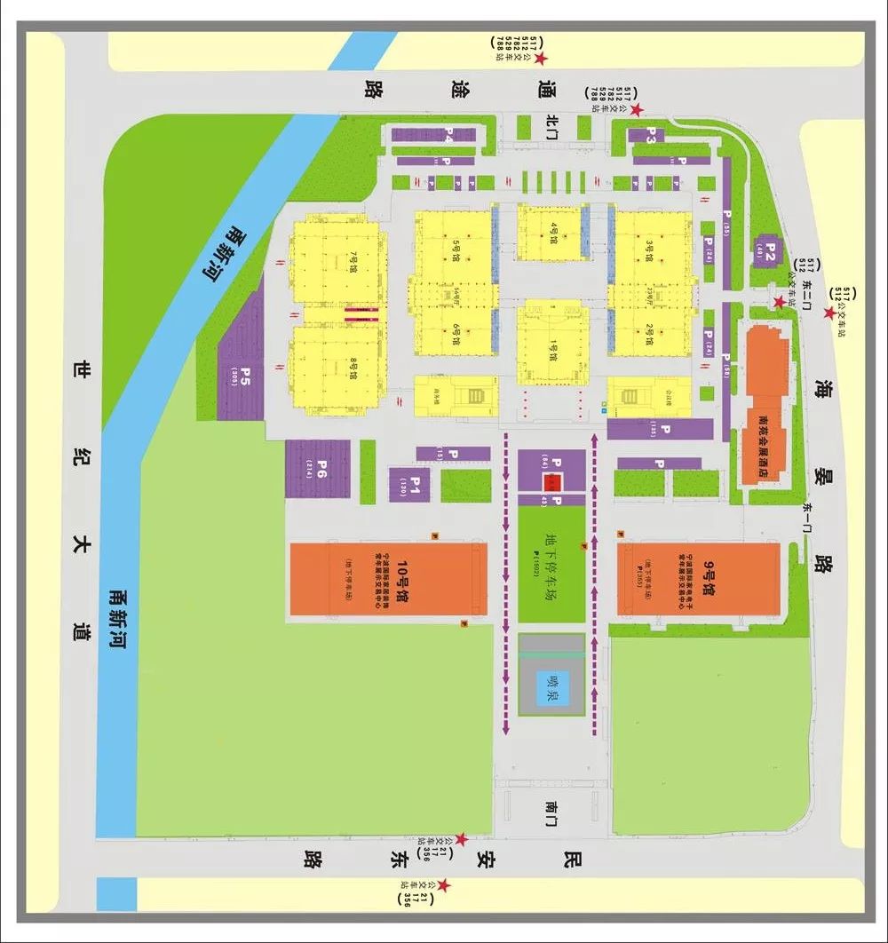 宁波国际会议展览中心平面图