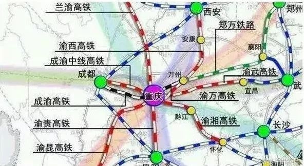 最新消息經過安嶽的遂內城際鐵路預計2021年開工還有成渝中線高鐵