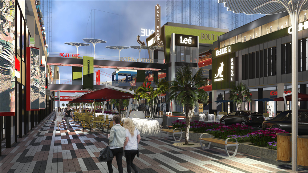 消费者最喜欢的商业街设计尺度近人的步行街