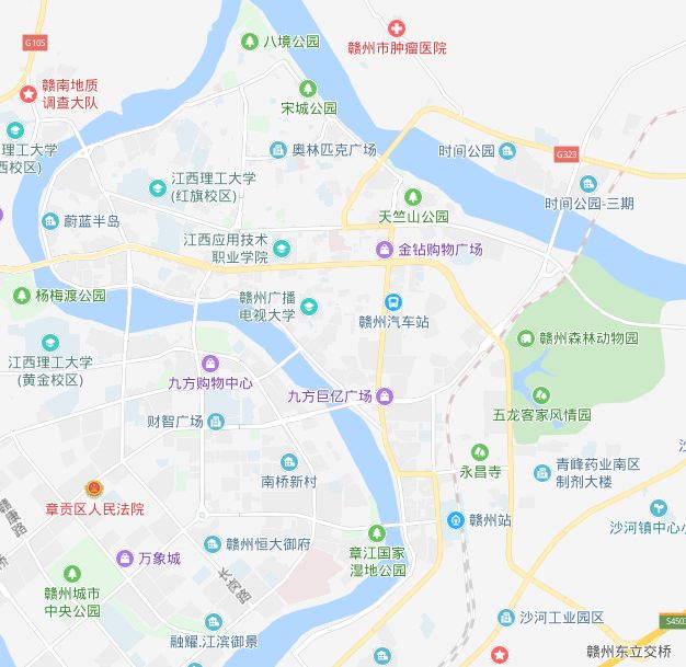 赣州市地图章贡区图片