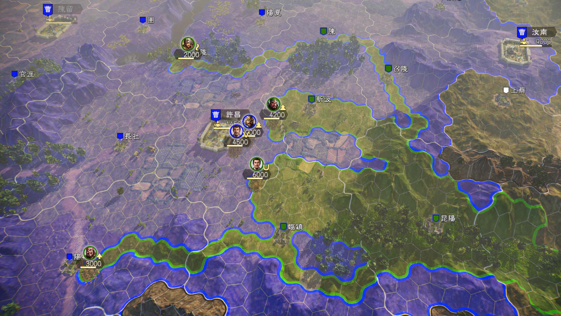 三国志14战线公布从点到面的土地争夺