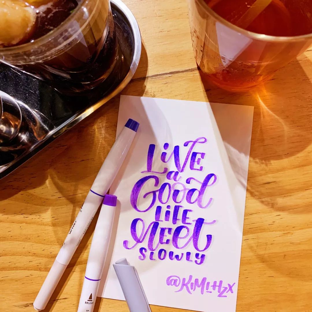 zeta截塔,字体:handstyle好好生活,慢慢相遇.