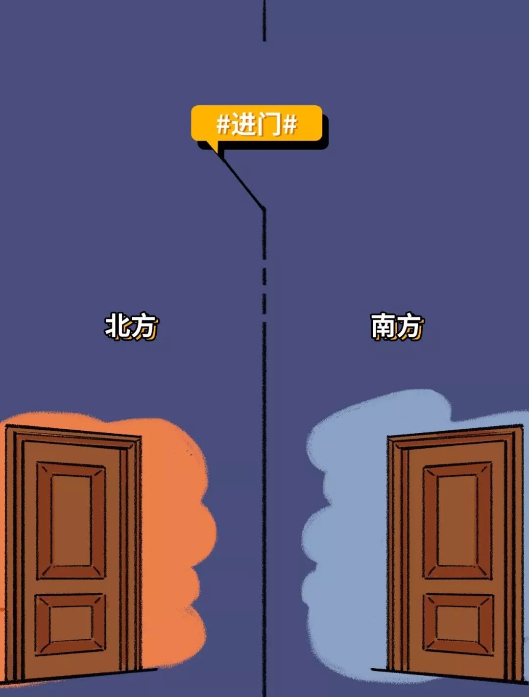南北方的冬天这么大差别