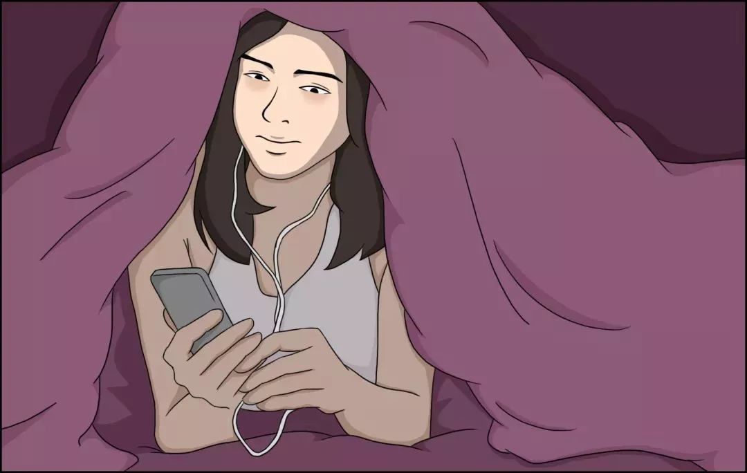 熬夜上网,是你我的倔强;熊猫眼妆,是你我的模样.