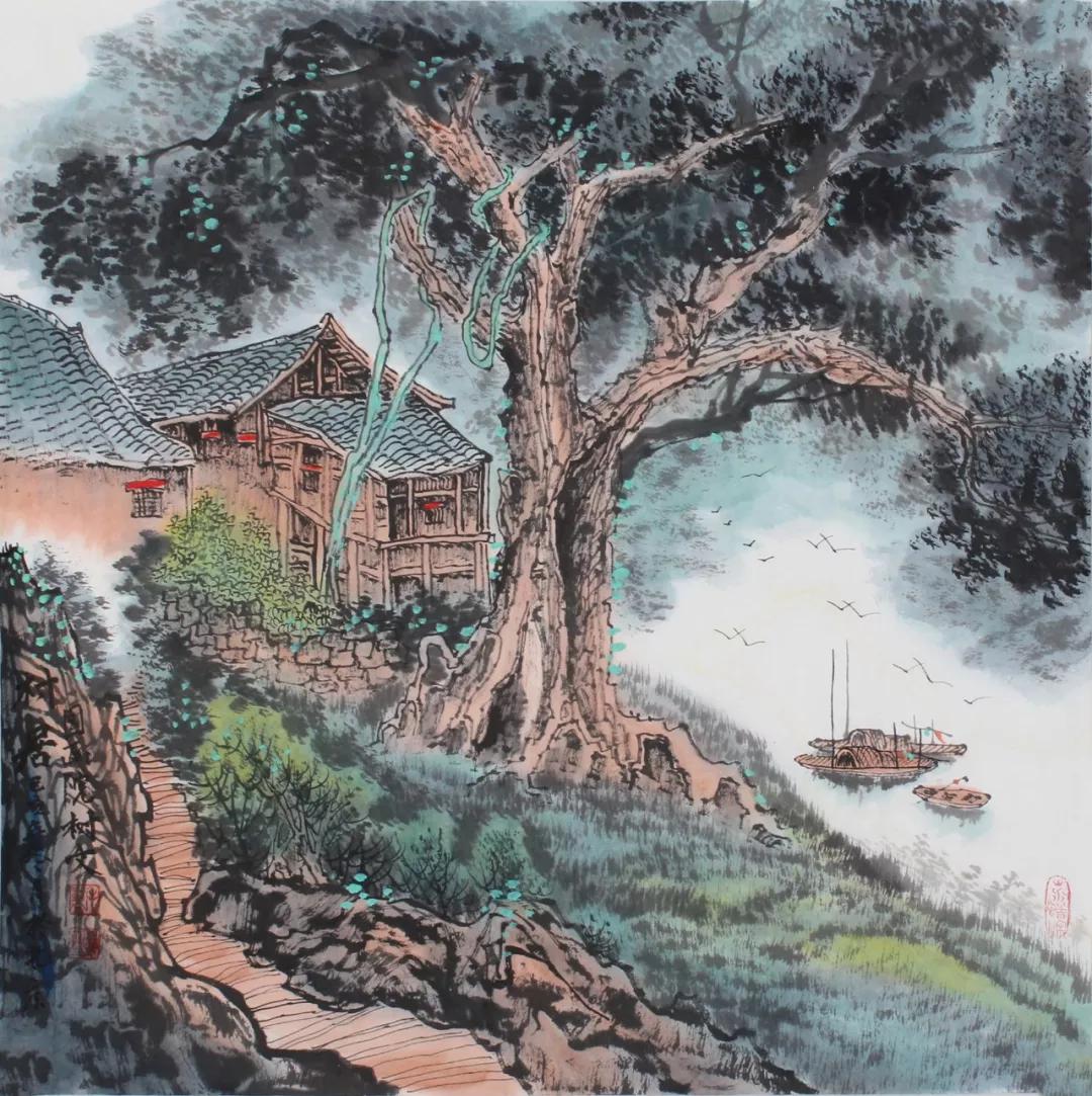 外师造化中得心源著名画家毛树文作品欣赏