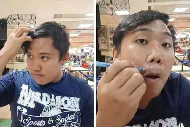 这一匹瓦的发型,这风骚的小胡子,这面无表情的小胖脸,和本人真的好像