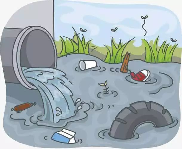排污口卡通图片