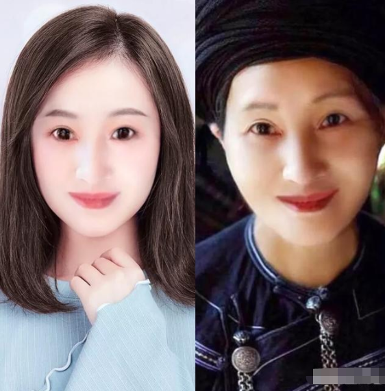 还记得"最美压寨夫人"吗?老照片修复回到18岁,容貌惊艳众人