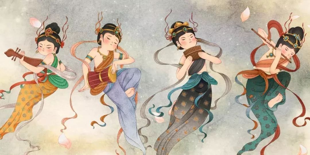 这个画师以胖为美,把周迅,千寻画成圆脸美人,太可爱了!