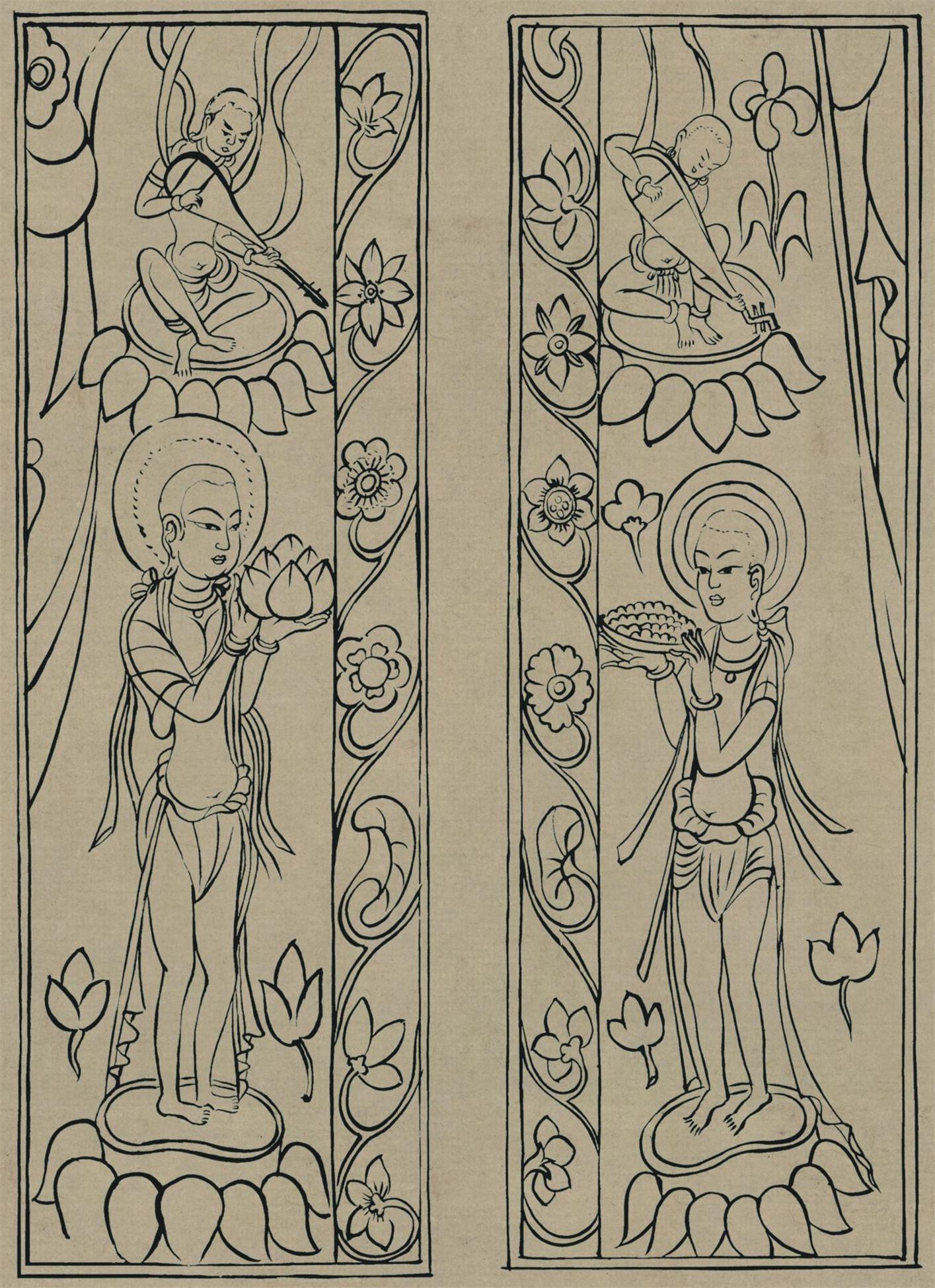 原创【敦煌石窟】隋朝-各窟一些零散壁画集锦【综合欣赏】