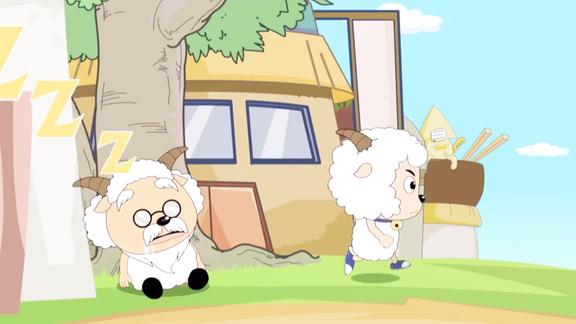 大灾变暖羊羊站着睡觉羊村内一片死寂仿佛成了死村