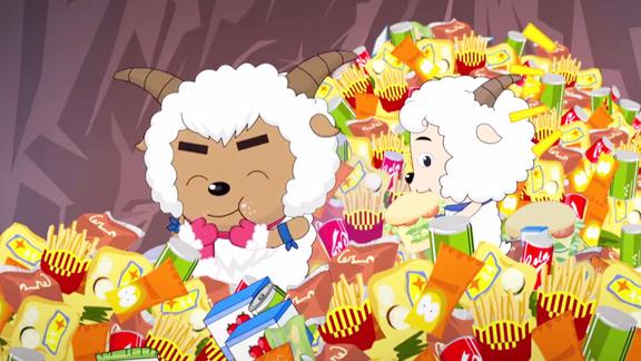 作为男人懒羊羊也有自己的小金库这一堆零食绝了