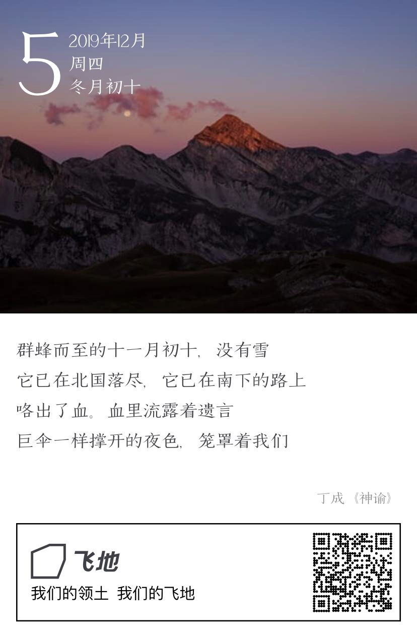 午后是语焉不详的