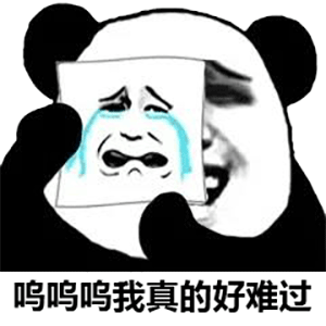 流泪弹琴熊猫头动图图片