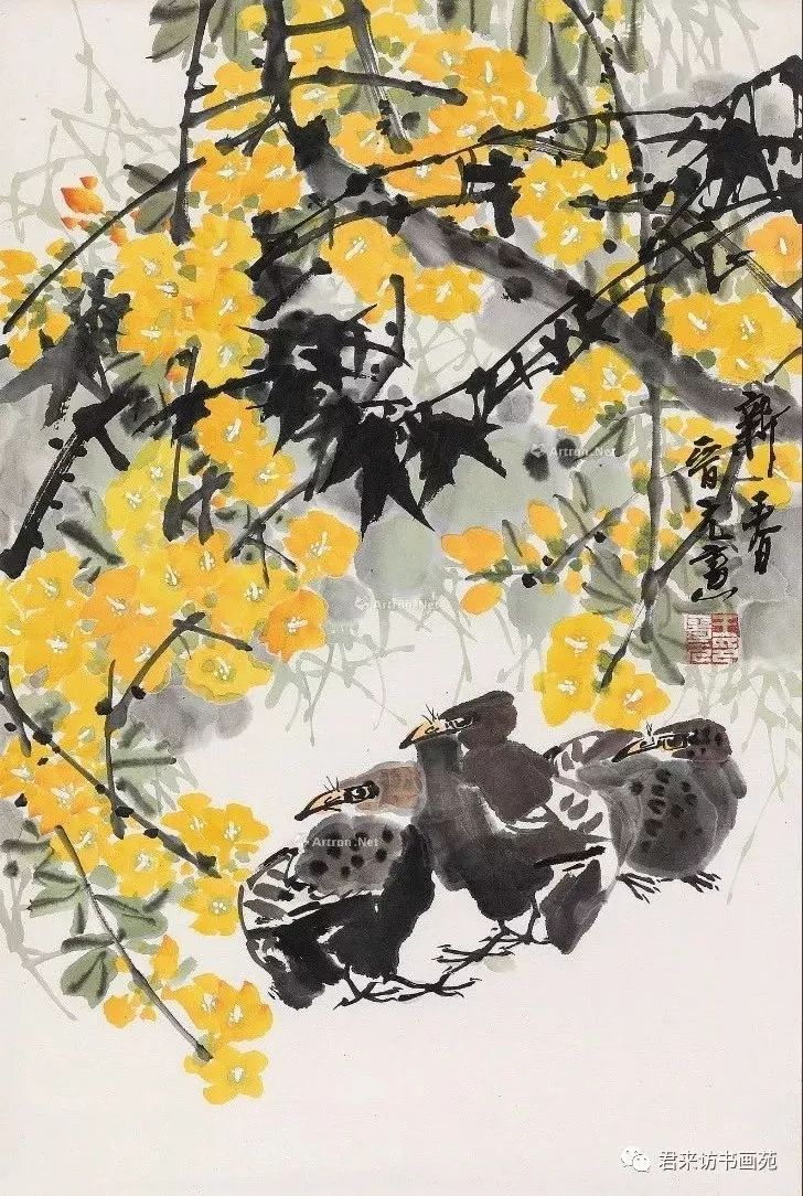 云南精品花鸟画作欣赏