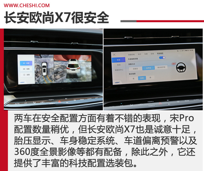 国民精品suv的标杆之争 长安欧尚x7对比宋pro