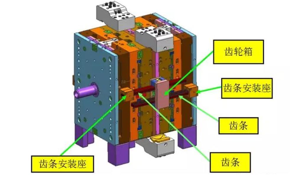 叠层模具结构图图片