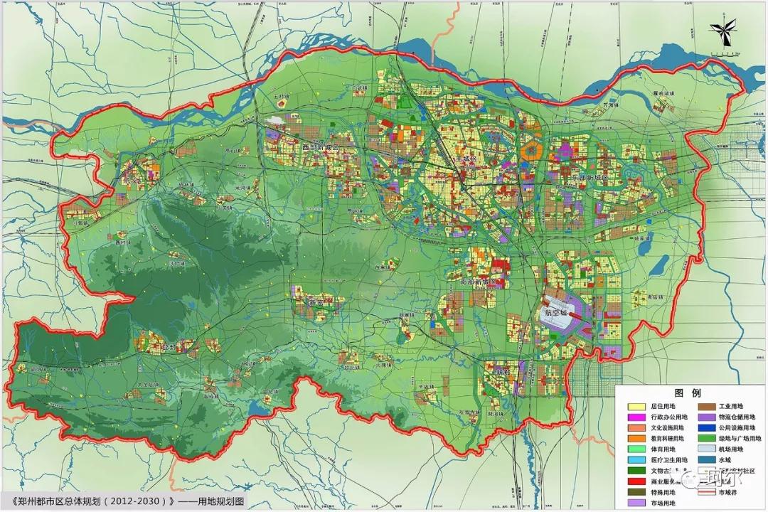 郑州郑南新区规划图图片