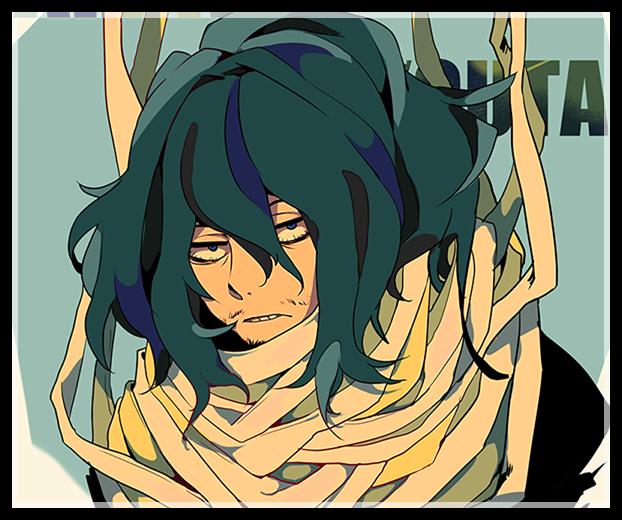 原创我的英雄学院漫画253回黑雾的个性与白云一样相泽崩溃了